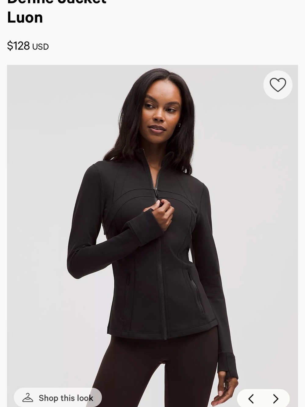 Lulu Define Jacket - Black